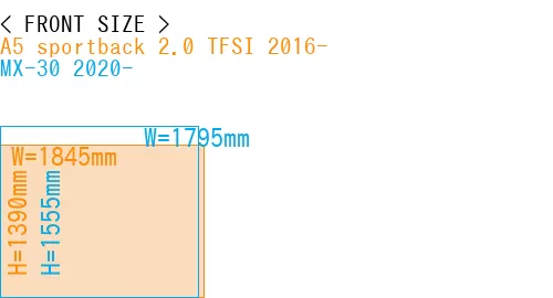 #A5 sportback 2.0 TFSI 2016- + MX-30 2020-